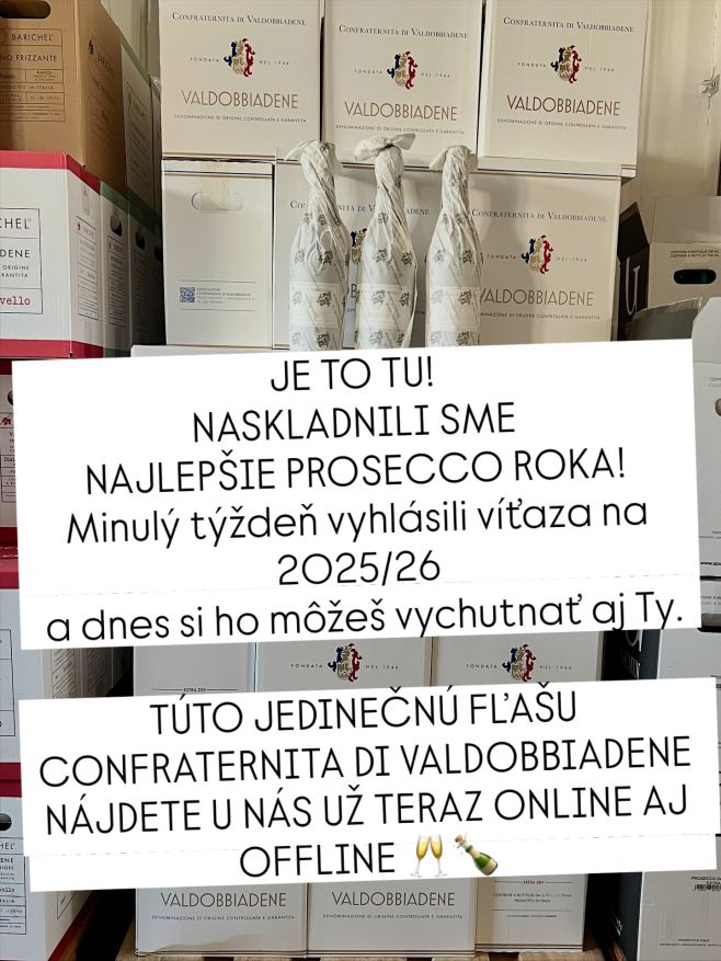 La Bottiglia della Confraternita Referenčné Prosecco Valdobbiadene DOCG Každá fľaša je jedinečný symbol dokonalosti,...
