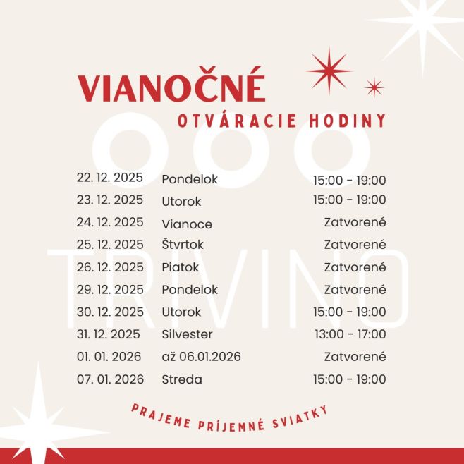 A je to tu, Vianoce 🎄sa blíža! K dobrej pohode sa hodí pohár chutného vína 🍷. To si viete doplniť do zásoby až do 23.12....